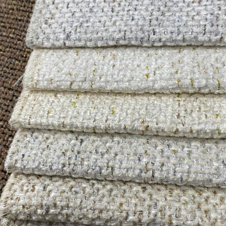 Close-up of woven upholstery fabric